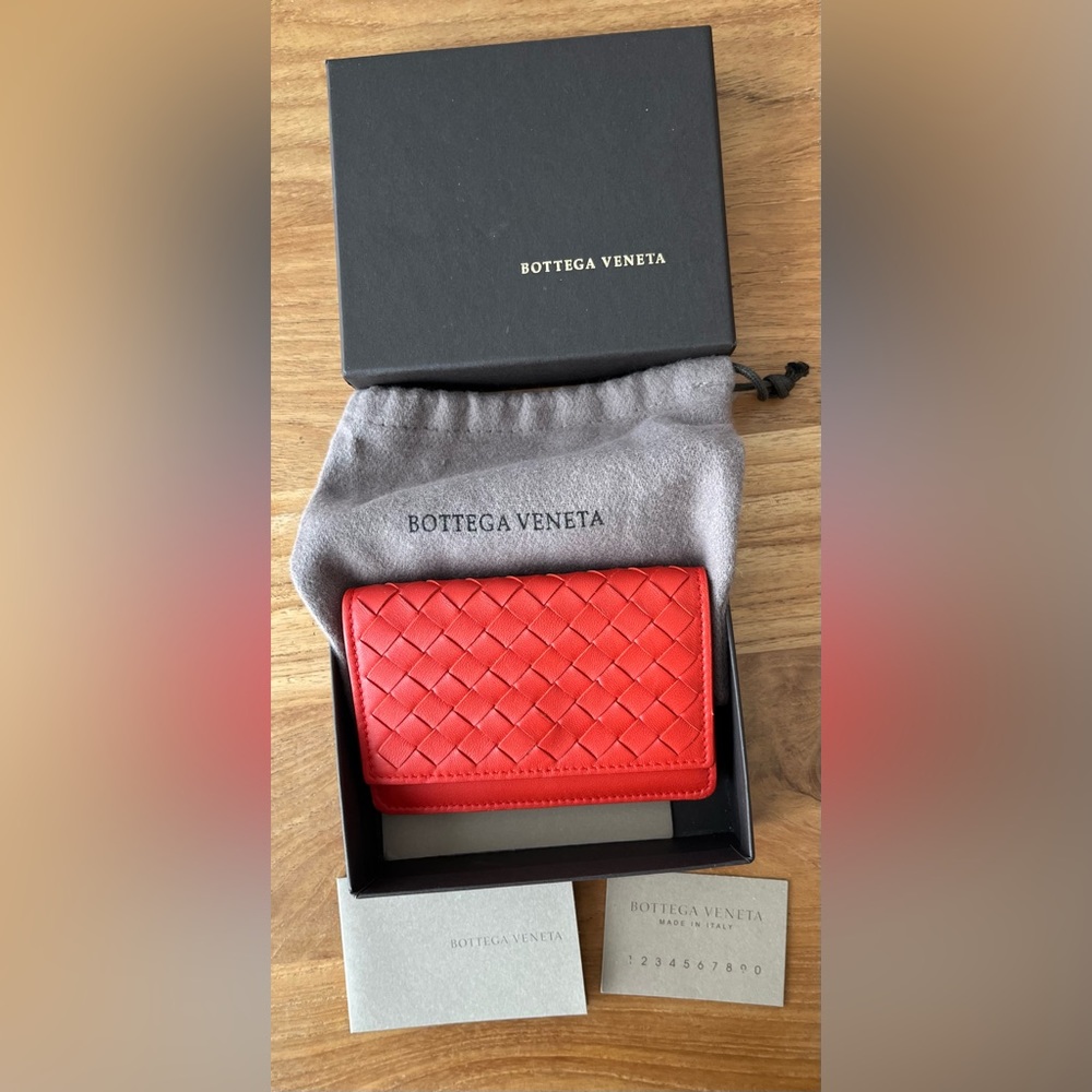 Bottega Veneta Intrecciato card case